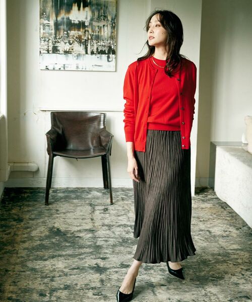 UNTITLED / アンタイトル カーディガン・ボレロ | 【洗える/アンサンブル可/ウール100%】ウールクルーカーディガン | 詳細23