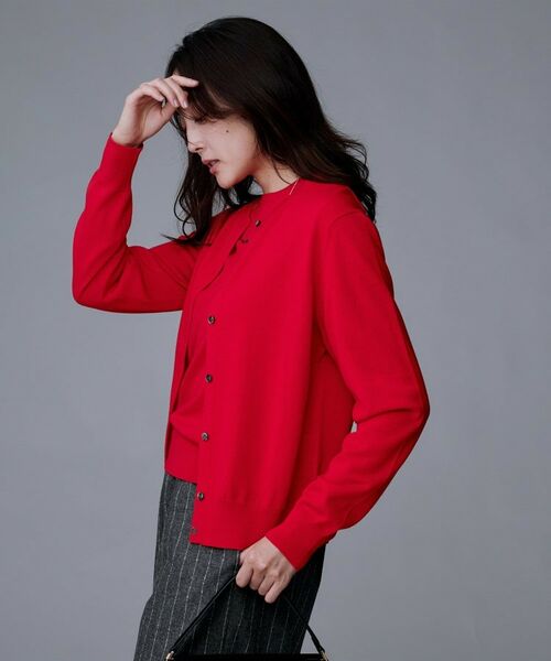 UNTITLED / アンタイトル カーディガン・ボレロ | 【洗える/アンサンブル可/ウール100%】ウールクルーカーディガン | 詳細25