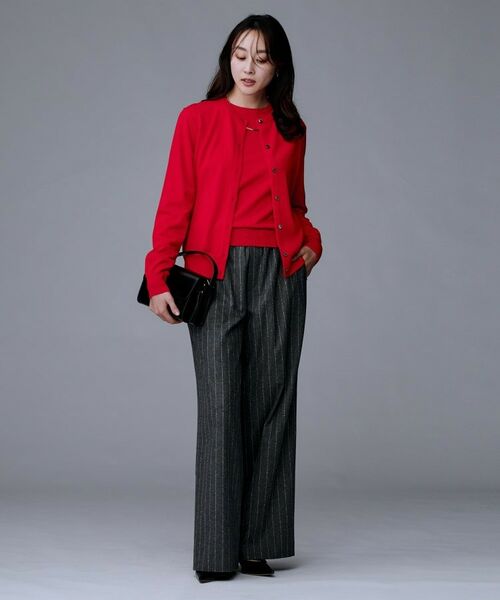 UNTITLED / アンタイトル カーディガン・ボレロ | 【洗える/アンサンブル可/ウール100%】ウールクルーカーディガン | 詳細26