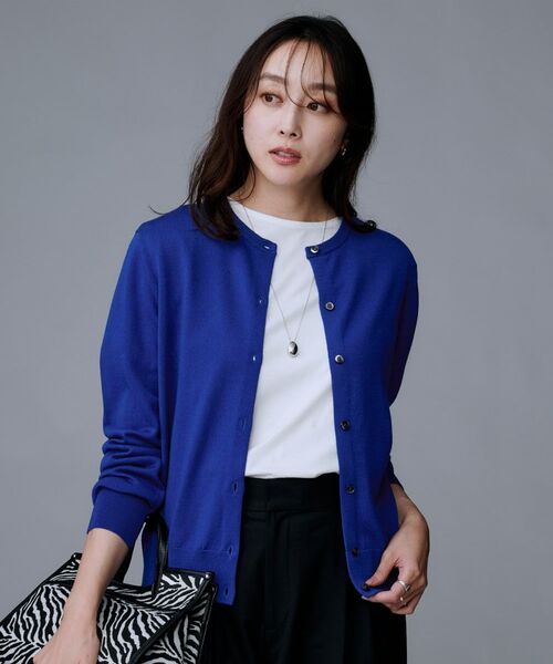 UNTITLED / アンタイトル カーディガン・ボレロ | 【洗える/アンサンブル可/ウール100%】ウールクルーカーディガン | 詳細28