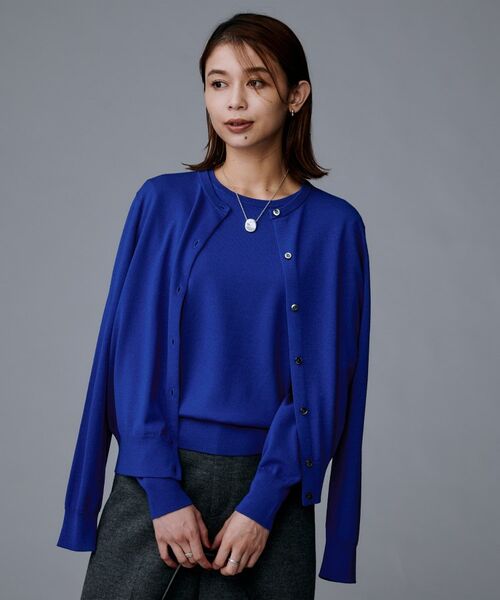 UNTITLED / アンタイトル カーディガン・ボレロ | 【洗える/アンサンブル可/ウール100%】ウールクルーカーディガン | 詳細30