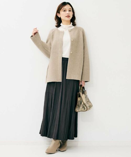UNTITLED / アンタイトル カーディガン・ボレロ | 【軽アウター/ミドル丈】ウールニットコーディガン | 詳細11