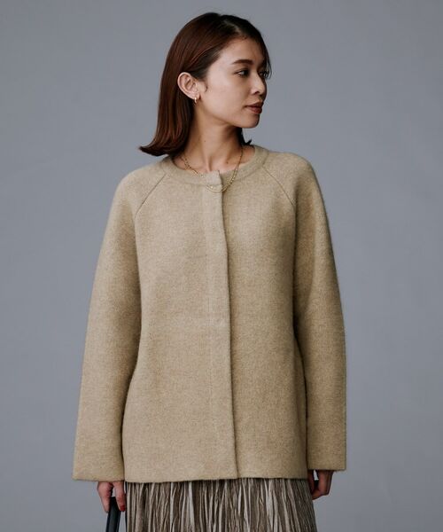 UNTITLED / アンタイトル カーディガン・ボレロ | 【軽アウター/ミドル丈】ウールニットコーディガン | 詳細12