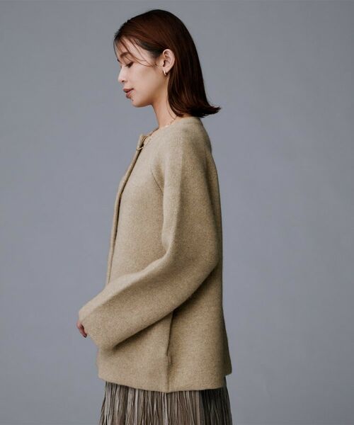 UNTITLED / アンタイトル カーディガン・ボレロ | 【軽アウター/ミドル丈】ウールニットコーディガン | 詳細13