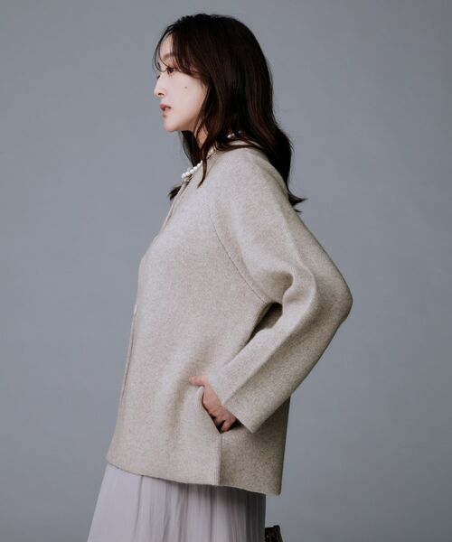 UNTITLED / アンタイトル カーディガン・ボレロ | 【軽アウター/ミドル丈】ウールニットコーディガン | 詳細16
