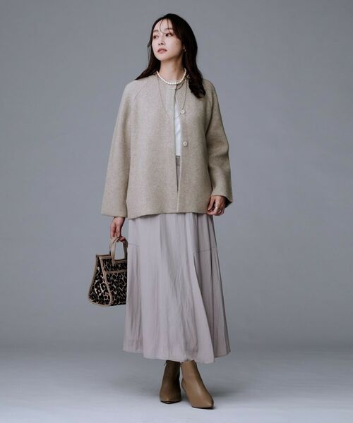 UNTITLED / アンタイトル カーディガン・ボレロ | 【軽アウター/ミドル丈】ウールニットコーディガン | 詳細17