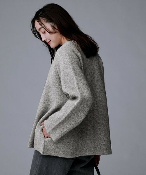 UNTITLED / アンタイトル カーディガン・ボレロ | 【軽アウター/ミドル丈】ウールニットコーディガン | 詳細6