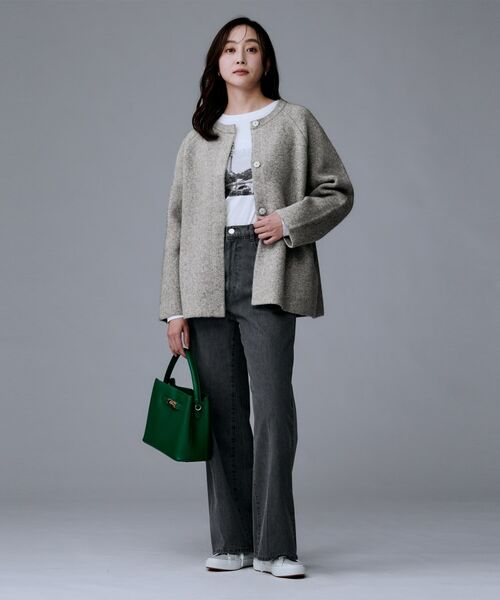 UNTITLED / アンタイトル カーディガン・ボレロ | 【軽アウター/ミドル丈】ウールニットコーディガン | 詳細7