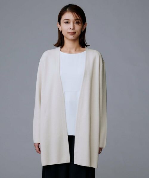 UNTITLED / アンタイトル カーディガン・ボレロ | 【洗える/ミドル丈/軽羽織り】ミラノリブカーディガン | 詳細14