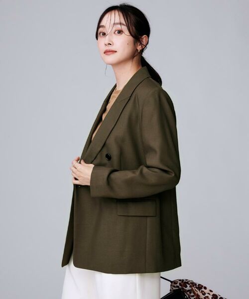 UNTITLED / アンタイトル テーラードジャケット | ウールライク ダブルブレストジャケット | 詳細10