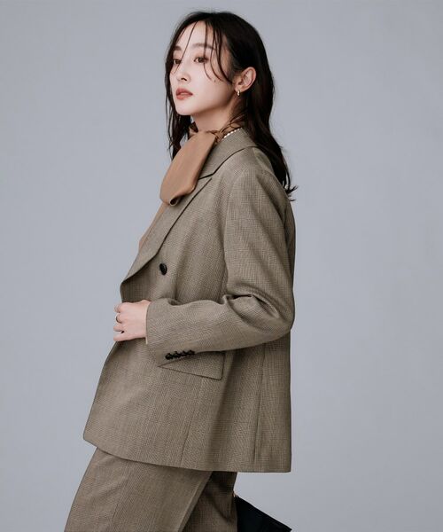 UNTITLED / アンタイトル テーラードジャケット | ウールライク ダブルブレストジャケット | 詳細19