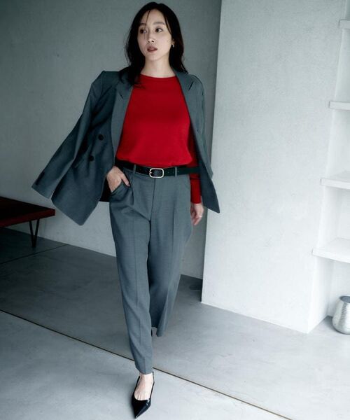 UNTITLED / アンタイトル テーラードジャケット | ウールライク ダブルブレストジャケット | 詳細3