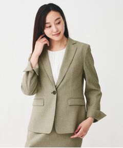 UNTITLED / アンタイトル テーラードジャケット | 【通勤スーツ/オフィス】ドライメランジ テーラードジャケット