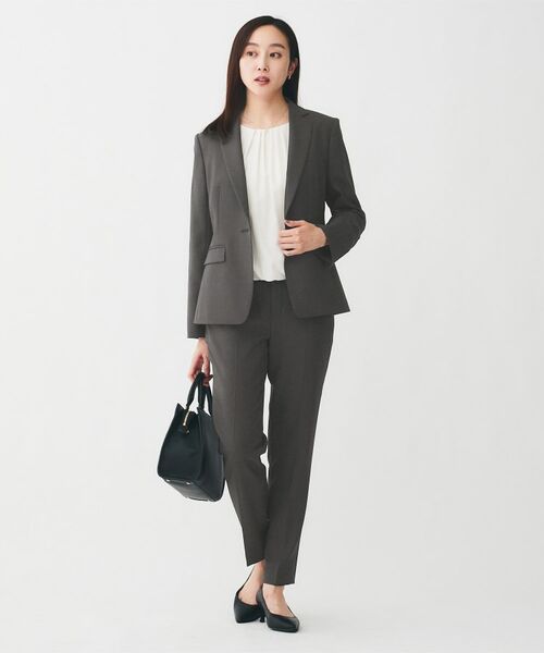 UNTITLED / アンタイトル テーラードジャケット | 【通勤スーツ/オフィス】ドライメランジ テーラードジャケット | 詳細4