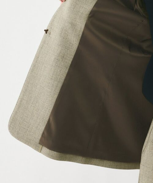 UNTITLED / アンタイトル ノーカラージャケット | 【通勤スーツ/オフィス】ドライメランジ カラーレスジャケット | 詳細12