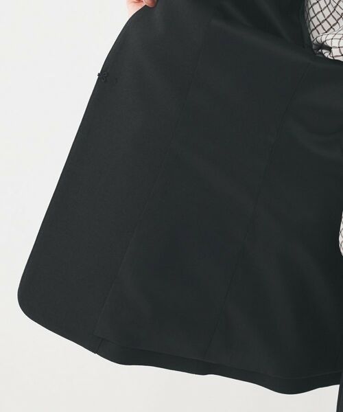 UNTITLED / アンタイトル ノーカラージャケット | 【通勤スーツ/オフィス】ドライメランジ カラーレスジャケット | 詳細18