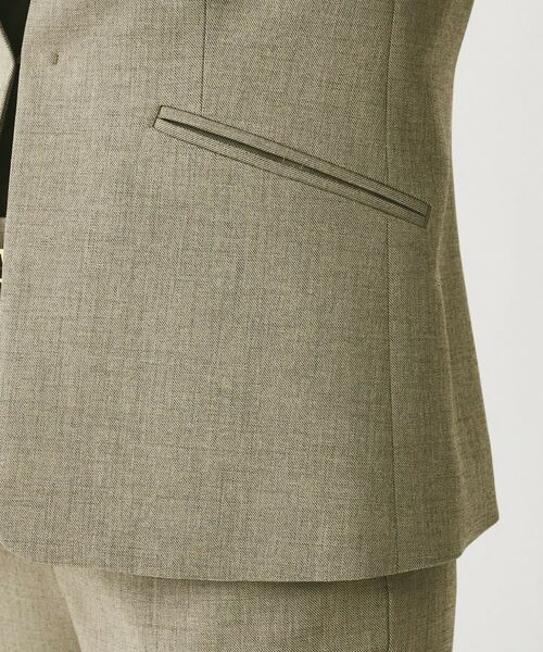 UNTITLED / アンタイトル ノーカラージャケット | 【通勤スーツ/オフィス】ドライメランジ カラーレスジャケット | 詳細27