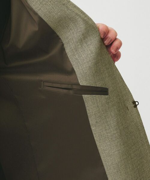 UNTITLED / アンタイトル ノーカラージャケット | 【通勤スーツ/オフィス】ドライメランジ カラーレスジャケット | 詳細29