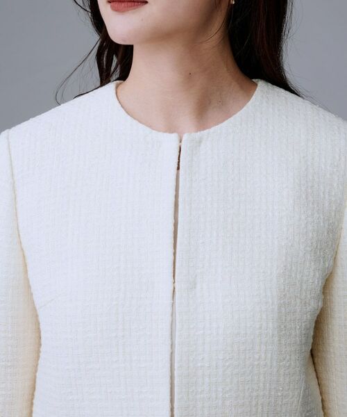 UNTITLED / アンタイトル ノーカラージャケット | 【セットアップ可/通勤スーツ/セレモニー】ツイードジャケット | 詳細17