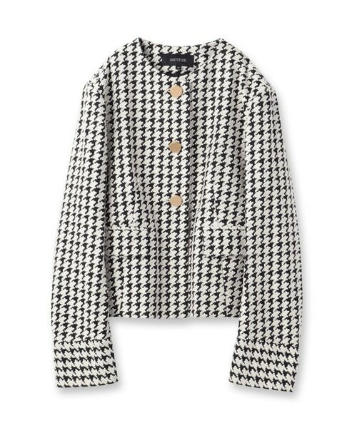 UNTITLED / アンタイトル ノーカラージャケット | 【セットアップ可能】クラシックチドリ ジャケット | 詳細1