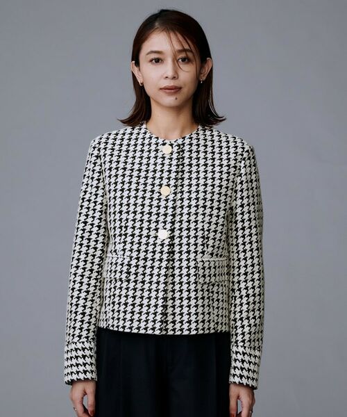 UNTITLED / アンタイトル ノーカラージャケット | 【セットアップ可能】クラシックチドリ ジャケット | 詳細7