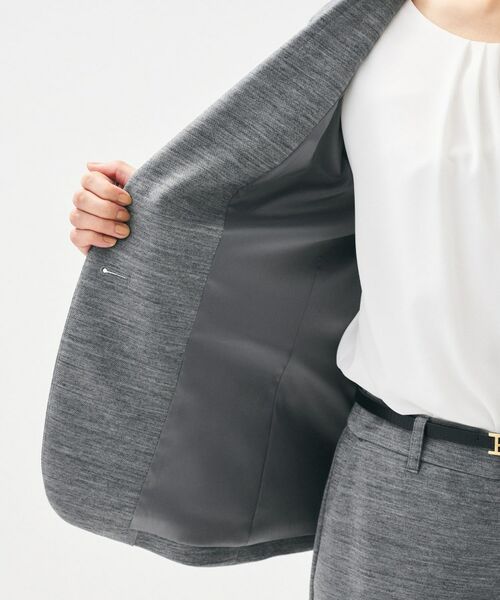 UNTITLED / アンタイトル テーラードジャケット | 【洗えるスーツ／ストレッチ】ウール混ジャージ テーラードジャケット | 詳細18