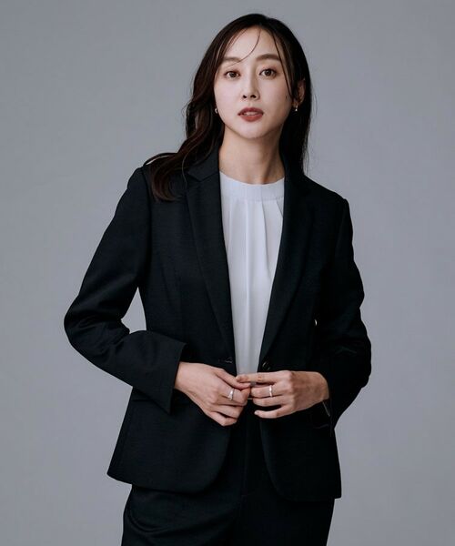 UNTITLED / アンタイトル テーラードジャケット | 【洗えるスーツ／ストレッチ】ウール混ジャージ テーラードジャケット | 詳細2