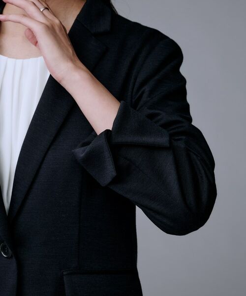 UNTITLED / アンタイトル テーラードジャケット | 【洗えるスーツ／ストレッチ】ウール混ジャージ テーラードジャケット | 詳細25