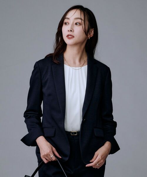 UNTITLED / アンタイトル テーラードジャケット | 【洗えるスーツ／ストレッチ】ウール混ジャージ テーラードジャケット | 詳細8