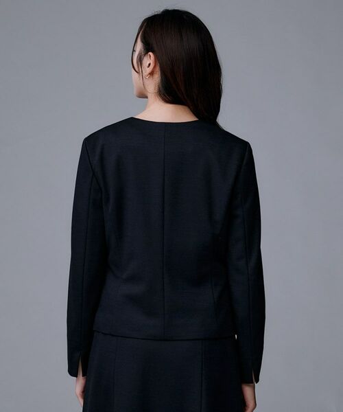 UNTITLED / アンタイトル ノーカラージャケット | 【洗えるスーツ／ストレッチ】ウール混ジャージ ノーカラージャケット | 詳細21
