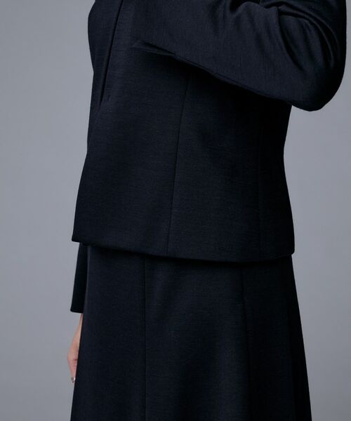 UNTITLED / アンタイトル ノーカラージャケット | 【洗えるスーツ／ストレッチ】ウール混ジャージ ノーカラージャケット | 詳細25