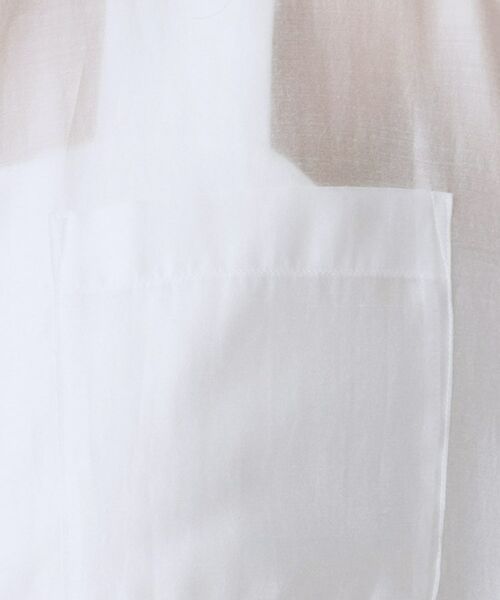 UNTITLED / アンタイトル ロング・マキシ丈ワンピース | 【レイヤード/重ね着/前開きボタン】シアーロングシャツ | 詳細5