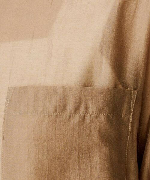 UNTITLED / アンタイトル ロング・マキシ丈ワンピース | 【レイヤード/重ね着/前開きボタン】シアーロングシャツ | 詳細9