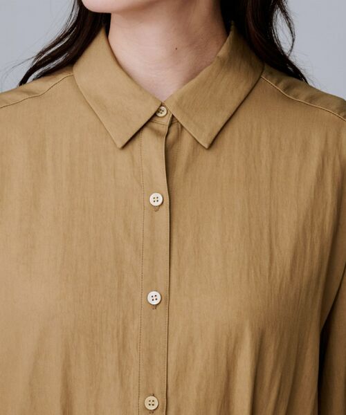 UNTITLED / アンタイトル ロング・マキシ丈ワンピース | 【前開きボタン/ベルト付/羽織シャツ/】2WAYトレンチ風ワンピース | 詳細20