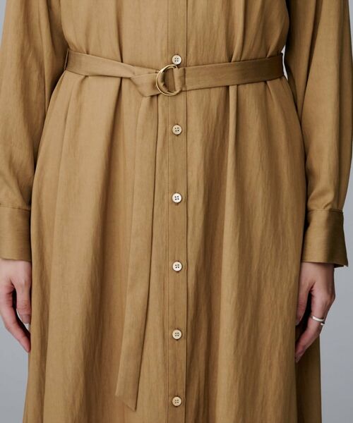 UNTITLED / アンタイトル ロング・マキシ丈ワンピース | 【前開きボタン/ベルト付/羽織シャツ/】2WAYトレンチ風ワンピース | 詳細26