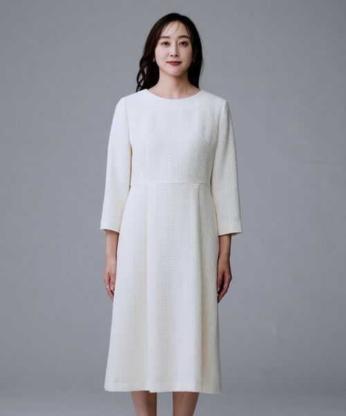 UNTITLED / アンタイトル ミニ丈・ひざ丈ワンピース | 【セットアップ可能/きれいめ】ツイードワンピース | 詳細11