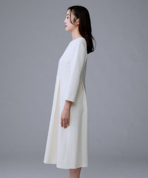 UNTITLED / アンタイトル ミニ丈・ひざ丈ワンピース | 【セットアップ可能/きれいめ】ツイードワンピース | 詳細12