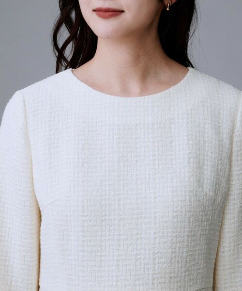 UNTITLED / アンタイトル ミニ丈・ひざ丈ワンピース | 【セットアップ可能/きれいめ】ツイードワンピース | 詳細14