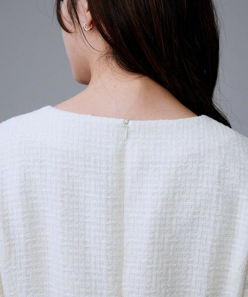 UNTITLED / アンタイトル ミニ丈・ひざ丈ワンピース | 【セットアップ可能/きれいめ】ツイードワンピース | 詳細15