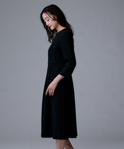 UNTITLED / アンタイトル ミニ丈・ひざ丈ワンピース | 【セットアップ可能/きれいめ】ツイードワンピース | 詳細7