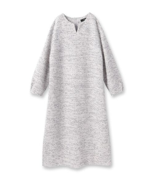 UNTITLED / アンタイトル ロング・マキシ丈ワンピース | 【洗える/ストレッチ】ツイードジャージワンピース | 詳細1