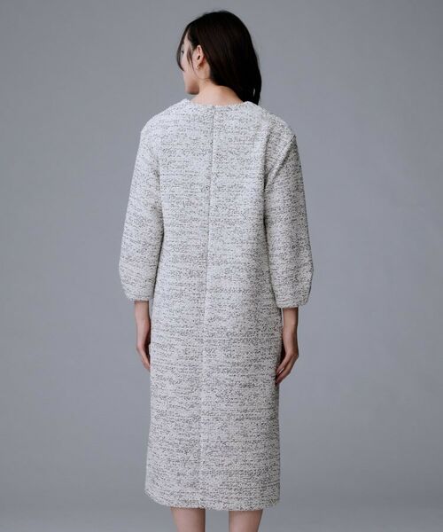 UNTITLED / アンタイトル ロング・マキシ丈ワンピース | 【洗える/ストレッチ】ツイードジャージワンピース | 詳細19