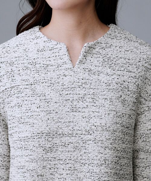 UNTITLED / アンタイトル ロング・マキシ丈ワンピース | 【洗える/ストレッチ】ツイードジャージワンピース | 詳細20