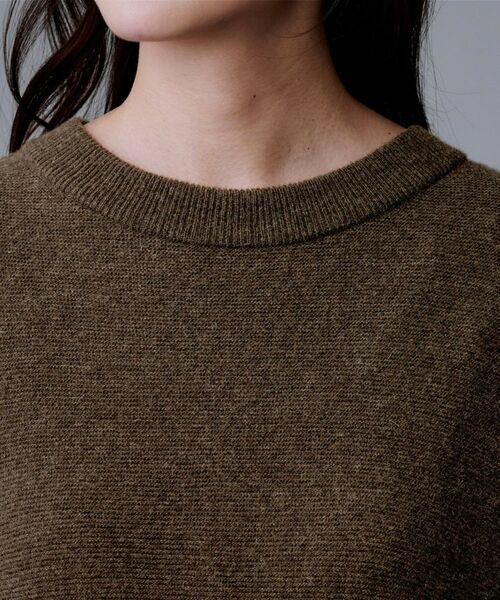 UNTITLED / アンタイトル ロング・マキシ丈ワンピース | 【ロング丈/ゆったりシルエット】テントライン ニットワンピース | 詳細19