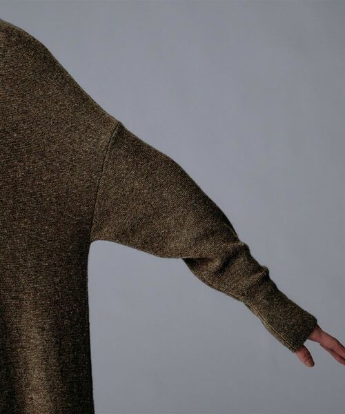 UNTITLED / アンタイトル ロング・マキシ丈ワンピース | 【ロング丈/ゆったりシルエット】テントライン ニットワンピース | 詳細20