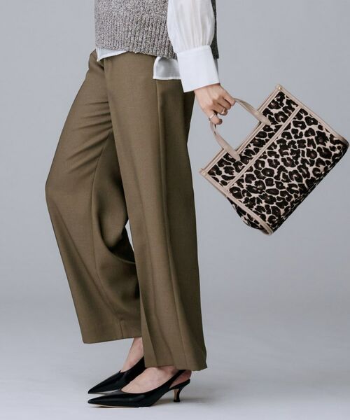 UNTITLED / アンタイトル パンツ | ウールライク ワイドパンツ | 詳細10