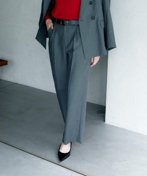 UNTITLED / アンタイトル パンツ | ウールライク ワイドパンツ | 詳細2