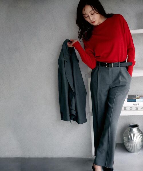 UNTITLED / アンタイトル パンツ | ウールライク ワイドパンツ | 詳細3