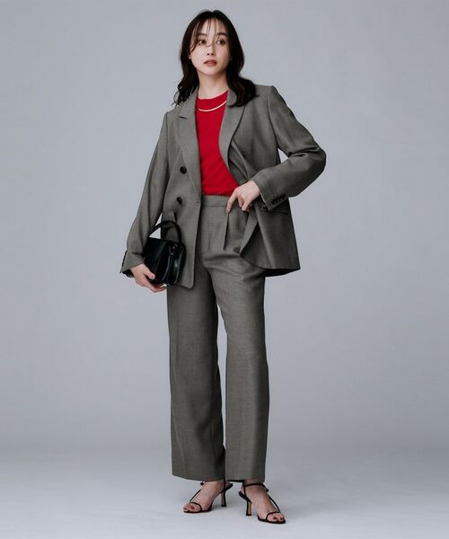 UNTITLED / アンタイトル パンツ | ウールライク ワイドパンツ | 詳細7