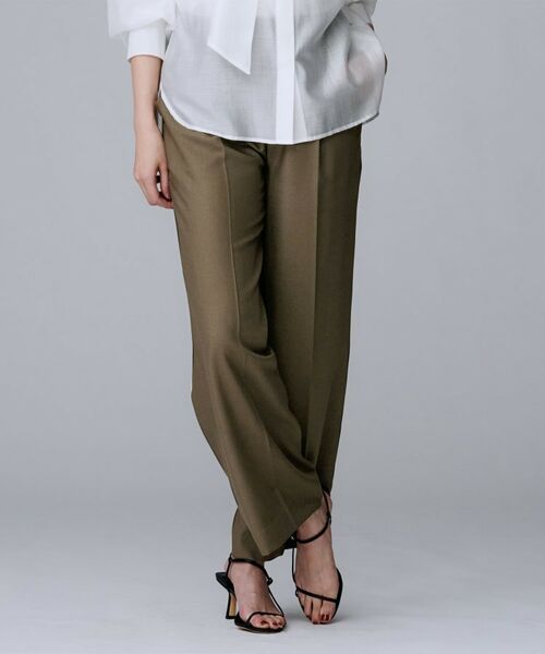 UNTITLED / アンタイトル パンツ | ウールライク ワイドパンツ | 詳細9